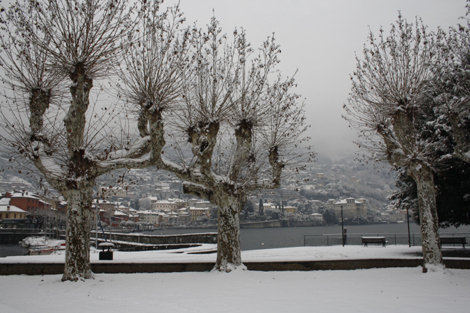 Sneeuw Gravedona